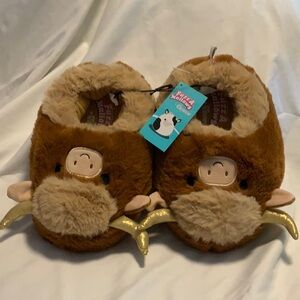 FuzzAMallows Bull Squishmellows slippers